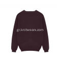 Ανδρικό Πλεκτό Roll-up Crewneck Half Cardigan Pullover